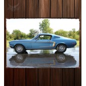 Металлическая табличка Mustang GT Fastback 469